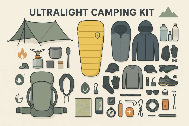 Como Montar um Kit de Equipamentos Ultraleves para Acampamento