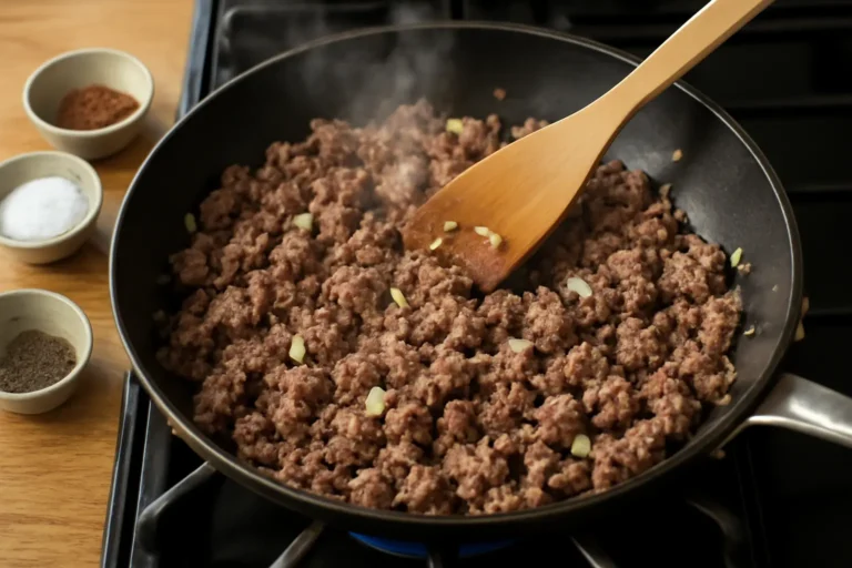 como fazer carne moída